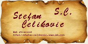 Stefan Čeliković vizit kartica